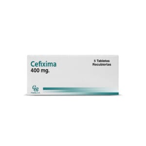 Cefixima - 5 Tabletas Recubiertas
