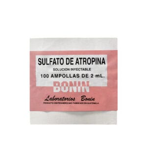 Sulfato de Atropina - 100 Ampollas