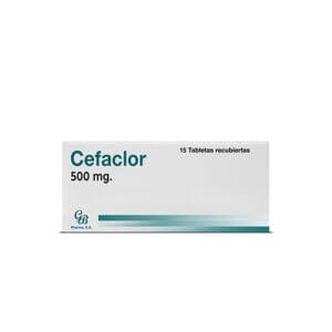 Cefaclor - 15 Tabletas Recubiertas