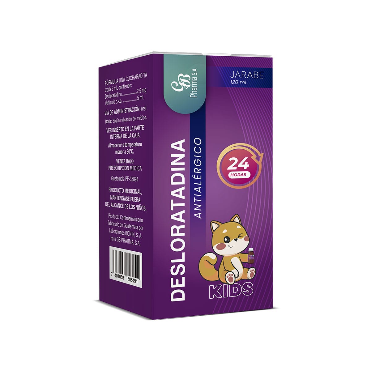 Desloratadina - Jarabe 120 mL
