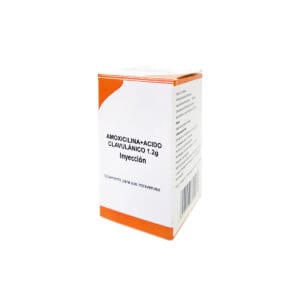 Amoxicilina y Ácido Clavulánico BKRS 1.2 g - Inyección